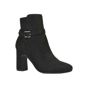 XY London Womens/Ladies Mary Block Heel Ankle Boots / Jet Black